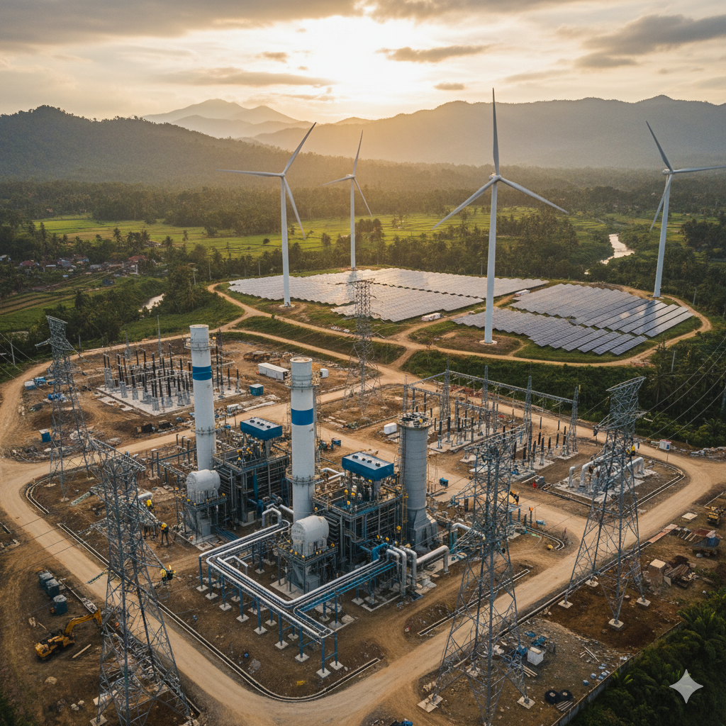 Contoh Instalasi Pembangkit Listrik
